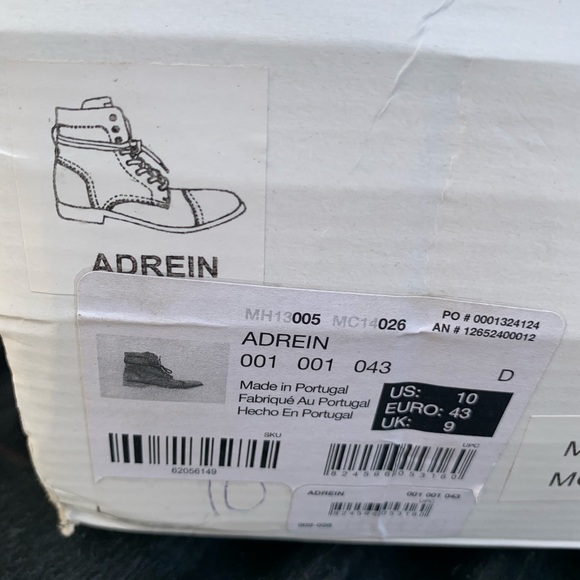 ALDO ADREIN MENS BOOTS NEW IN BOX SIZE 10 - Picture 5 of 5